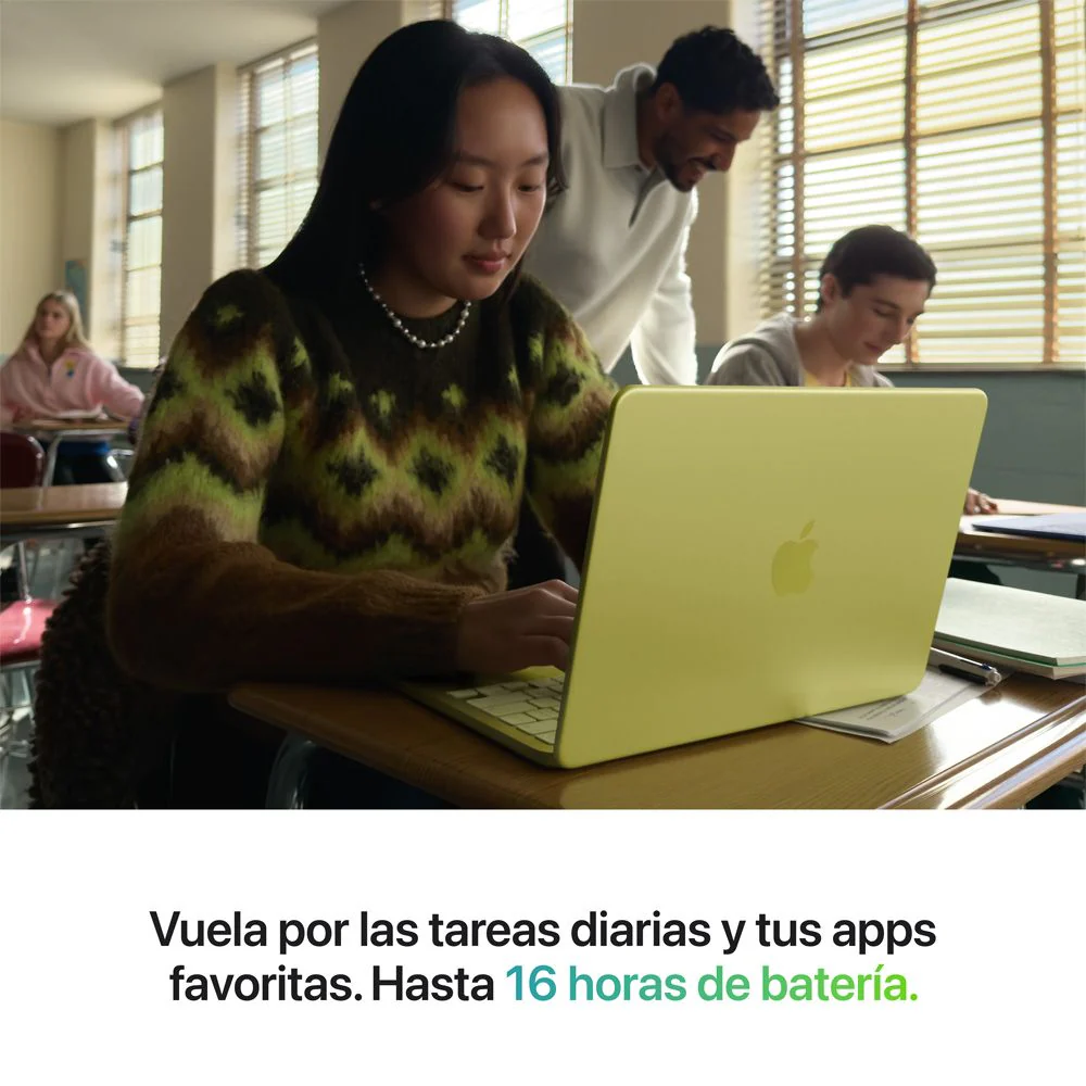 MacBook Neo de 13 pulgadas: Chip A18 Pro de Apple con CPU de 6 núcleos y GPU de 5 núcleos, Magic Keyboard con Touch ID, 512 GB SSD - Plata - Image 4