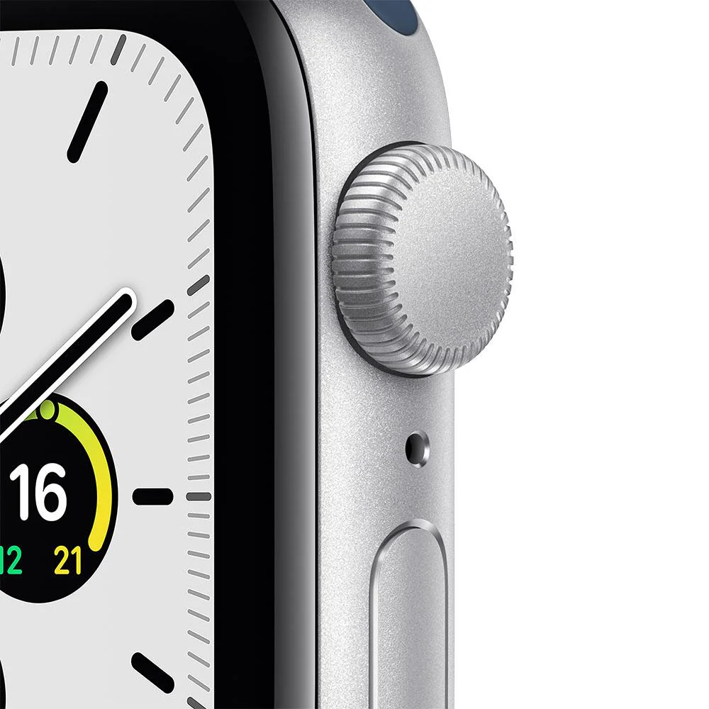 Apple Watch SE (GPS) - Caja de aluminio en plata de 40 mm - Correa deportiva en color abismo - Talla única - Image 2