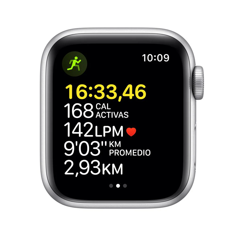 Apple Watch SE (GPS) - Caja de aluminio en plata de 40 mm - Correa deportiva en color abismo - Talla única - Image 3