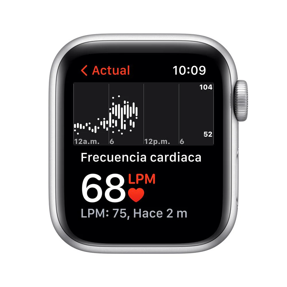Apple Watch SE (GPS) - Caja de aluminio en plata de 40 mm - Correa deportiva en color abismo - Talla única - Image 4