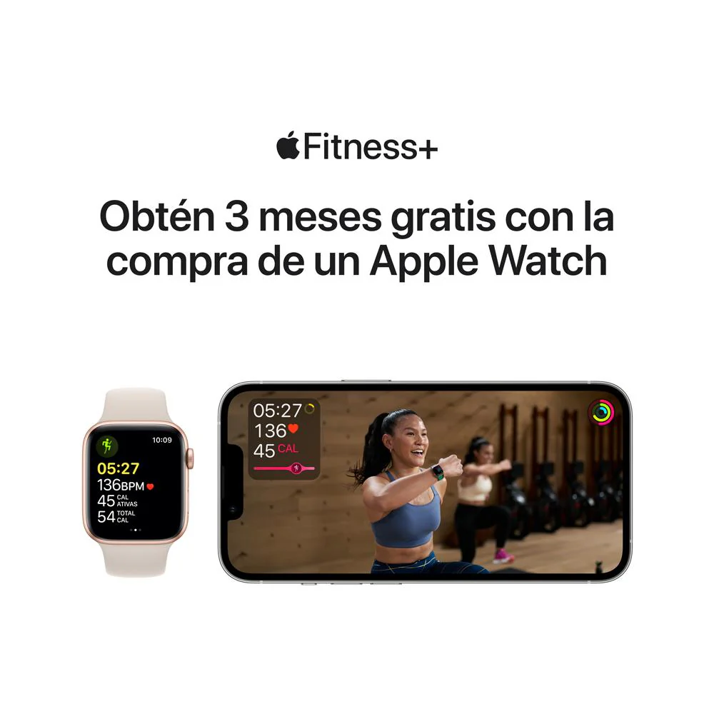 Apple Watch SE (GPS) - Caja de aluminio en plata de 40 mm - Correa deportiva en color abismo - Talla única - Image 9