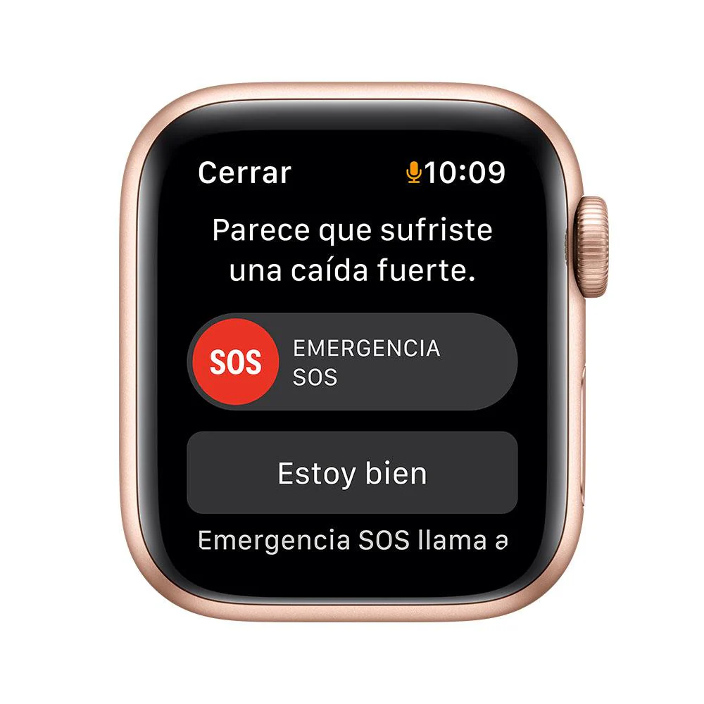 Apple Watch SE (GPS) - Caja de aluminio en oro de 40 mm - Correa deportiva blanco estelar - Talla única - Image 5