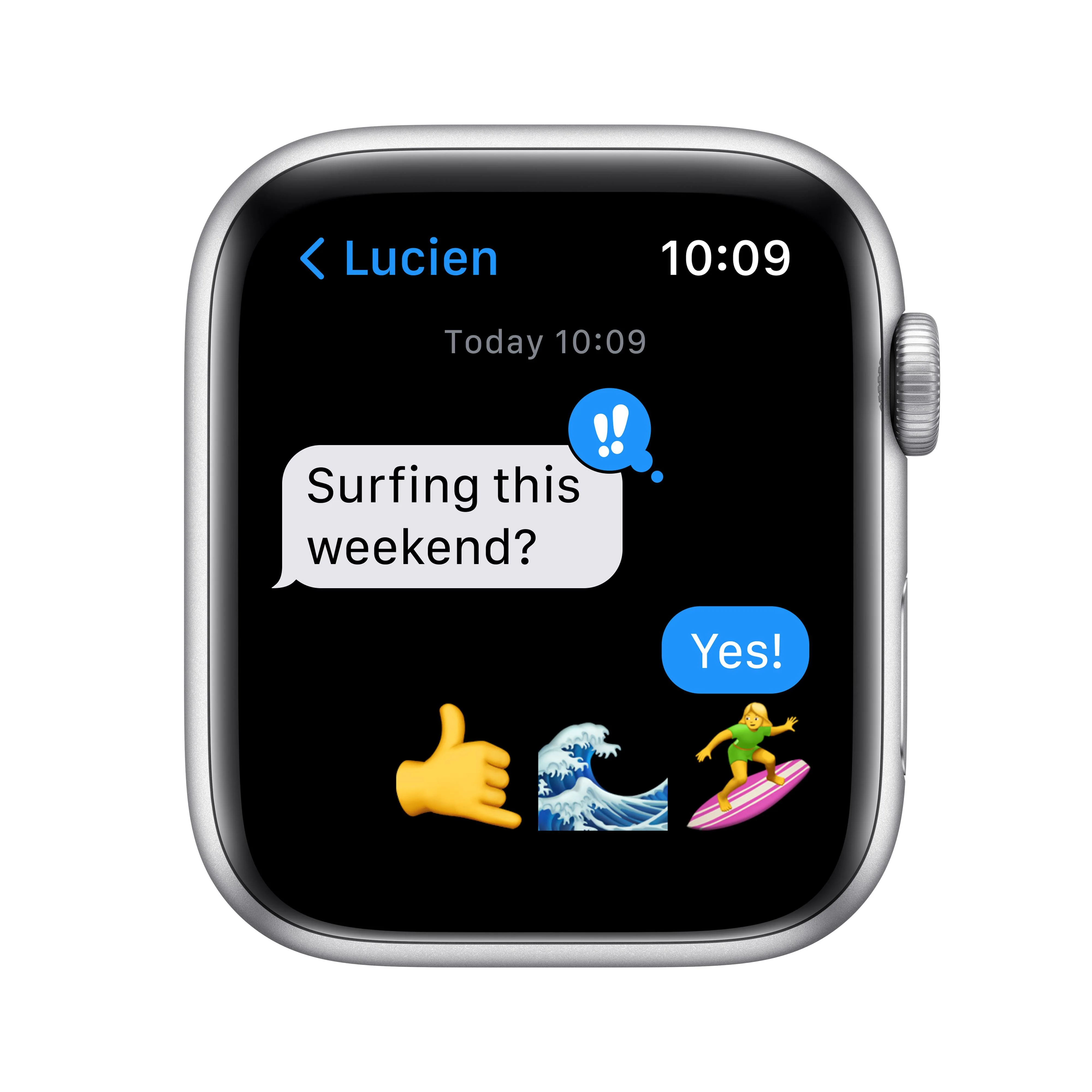 Apple Watch SE (GPS) - Caja de aluminio en plata de 44 mm - Correa deportiva en color abismo - Talla única - Image 6