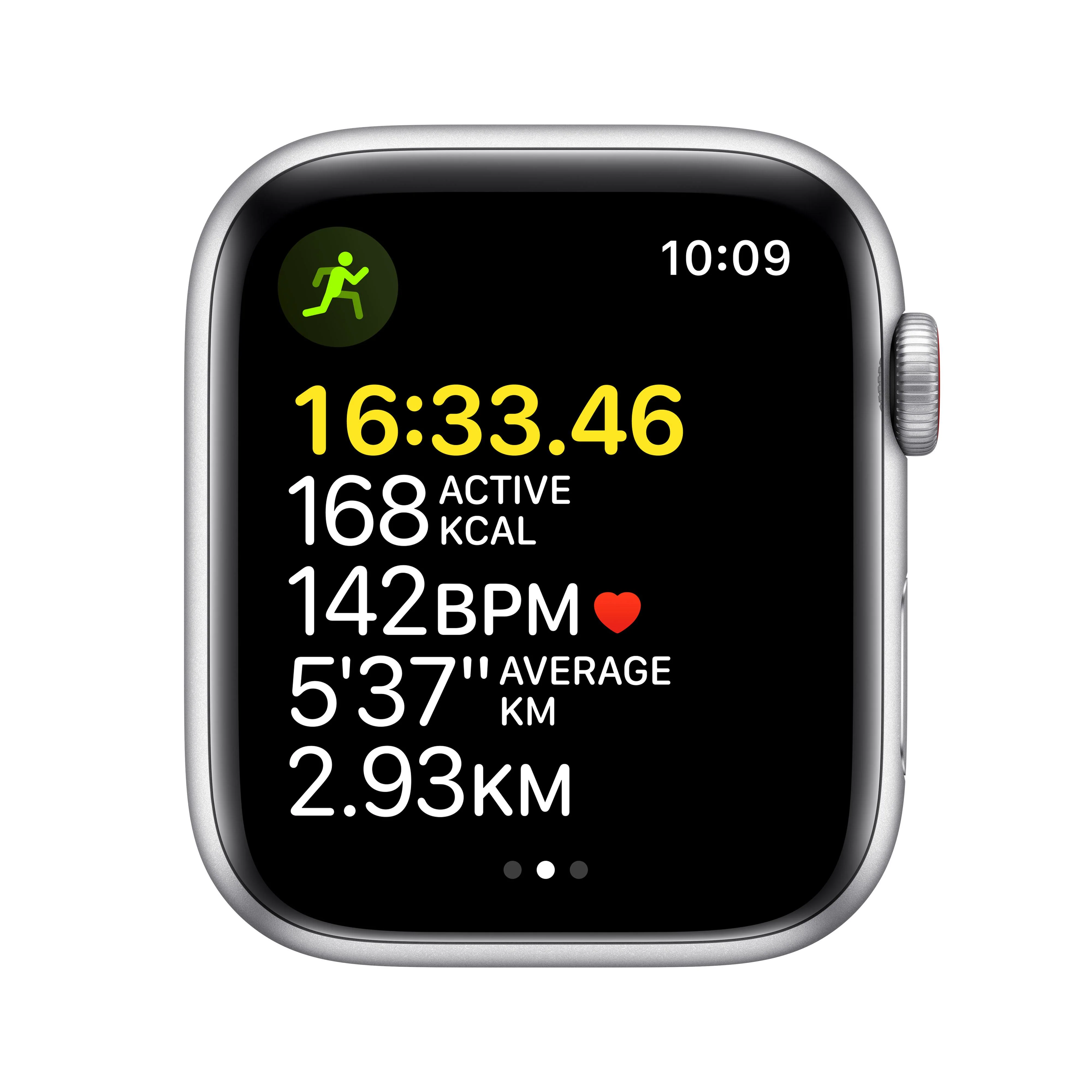 Apple Watch SE (GPS + Cellular) - Caja de aluminio en plata de 44 mm - Correa deportiva en color abismo - Talla única - Image 3