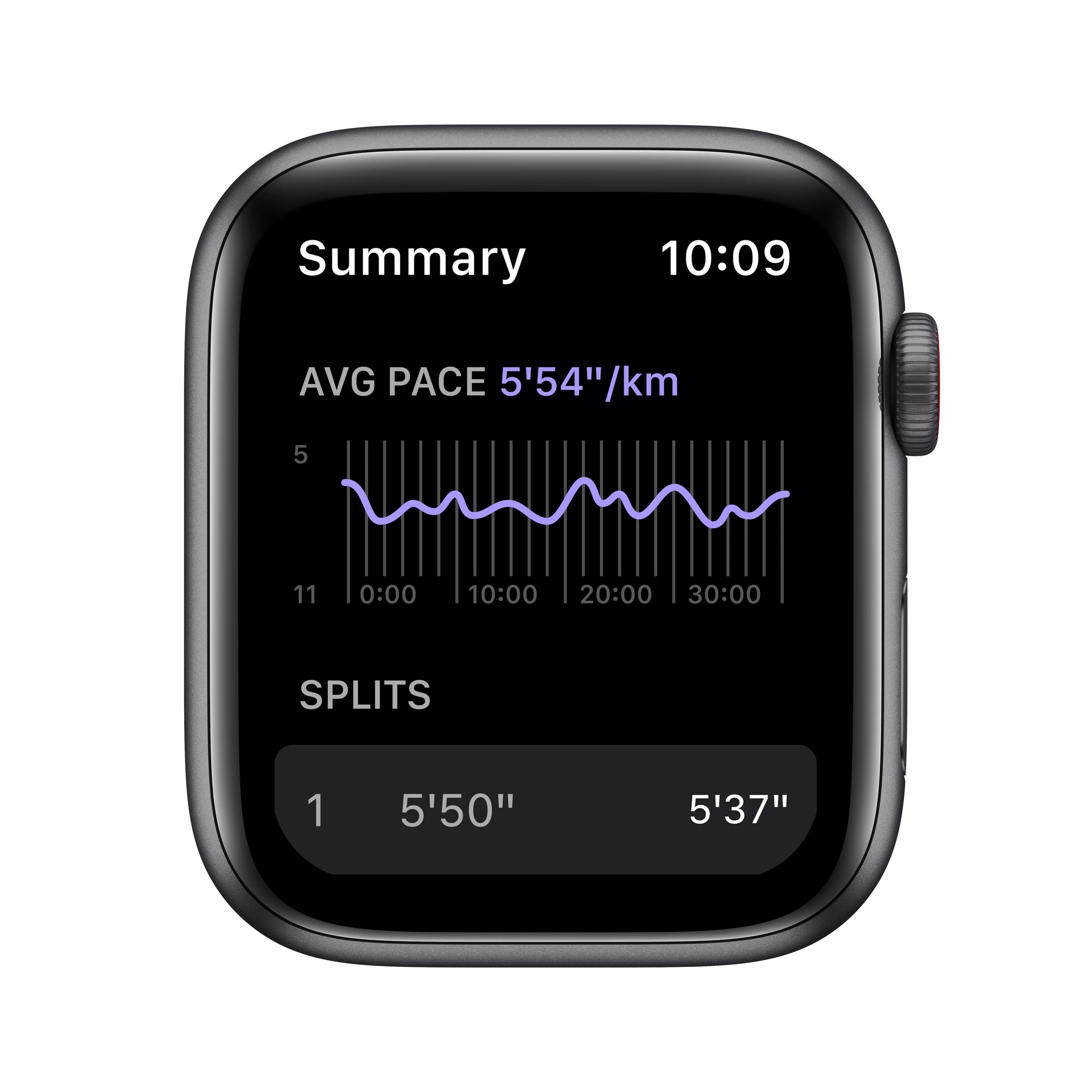Apple Watch Nike SE (GPS+Cellular) - Caja de aluminio en gris espacial 44 mm - Correa Nike Sport antracita/negra - Talla única - Image 3