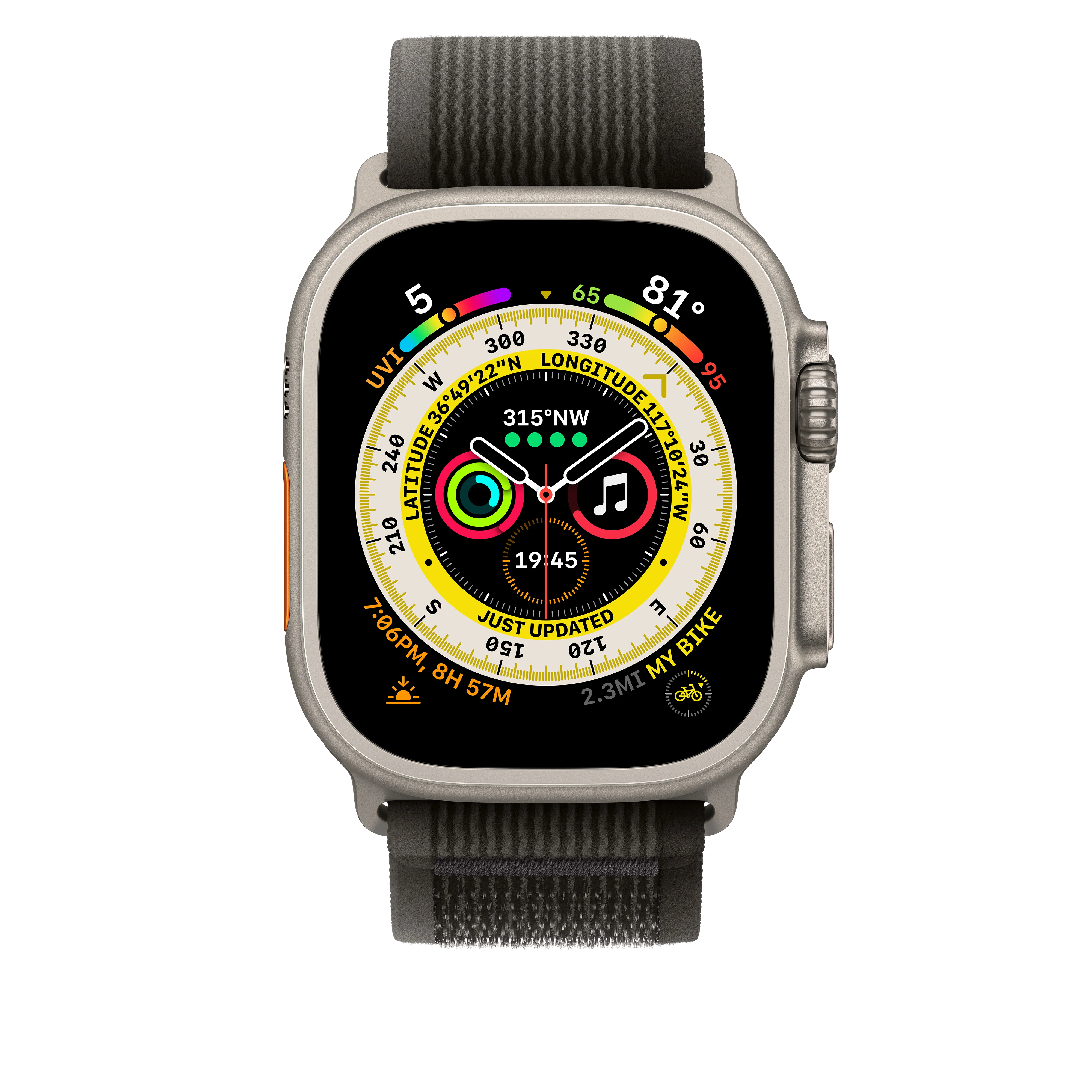Correa Loop Trail negra/gris (49 mm) - Talla S/M - Image 3