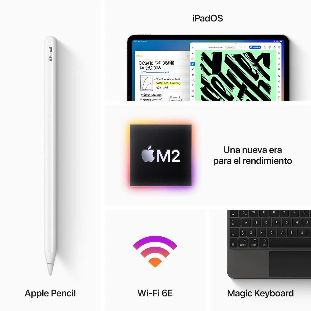 2022 iPad Pro de 12,9 pulgadas Wi-Fi 2 TB - Gris espacial (6.ª generación) - Image 7