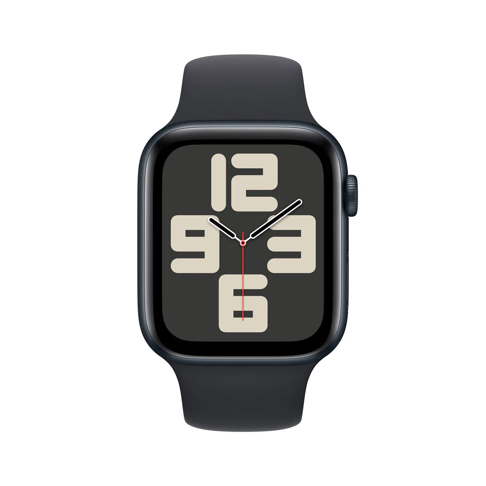 Apple Watch SE GPS • Caja de aluminio color medianoche de 44 mm • Correa deportiva color medianoche - M/L - Image 2