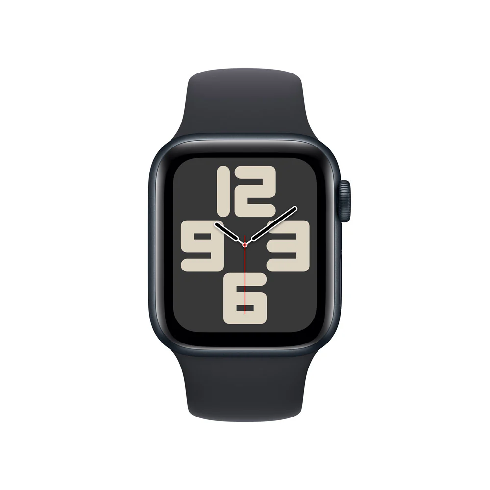 Apple Watch SE GPS + Cellular • Caja de aluminio color medianoche de 40 mm • Correa deportiva color medianoche - S/M - Image 2