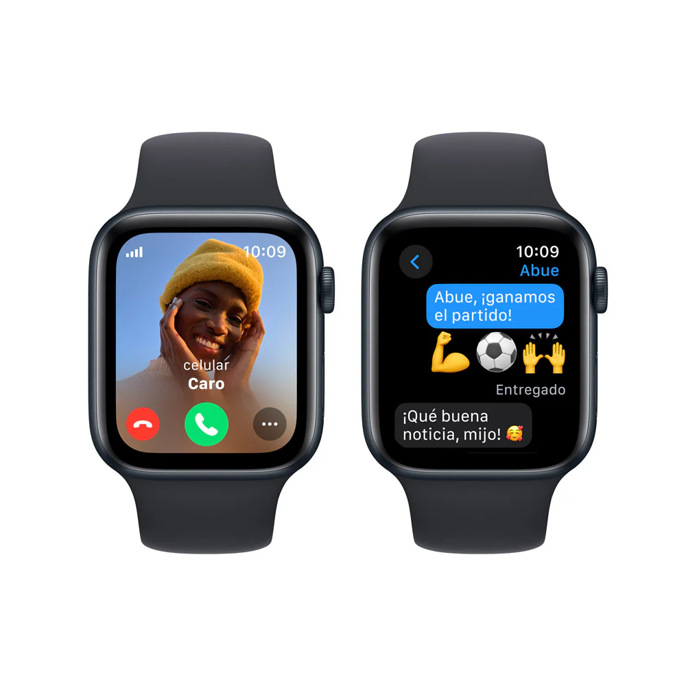 Apple Watch SE GPS + Cellular • Caja de aluminio color medianoche de 44 mm • Correa deportiva color medianoche - M/L - Image 4