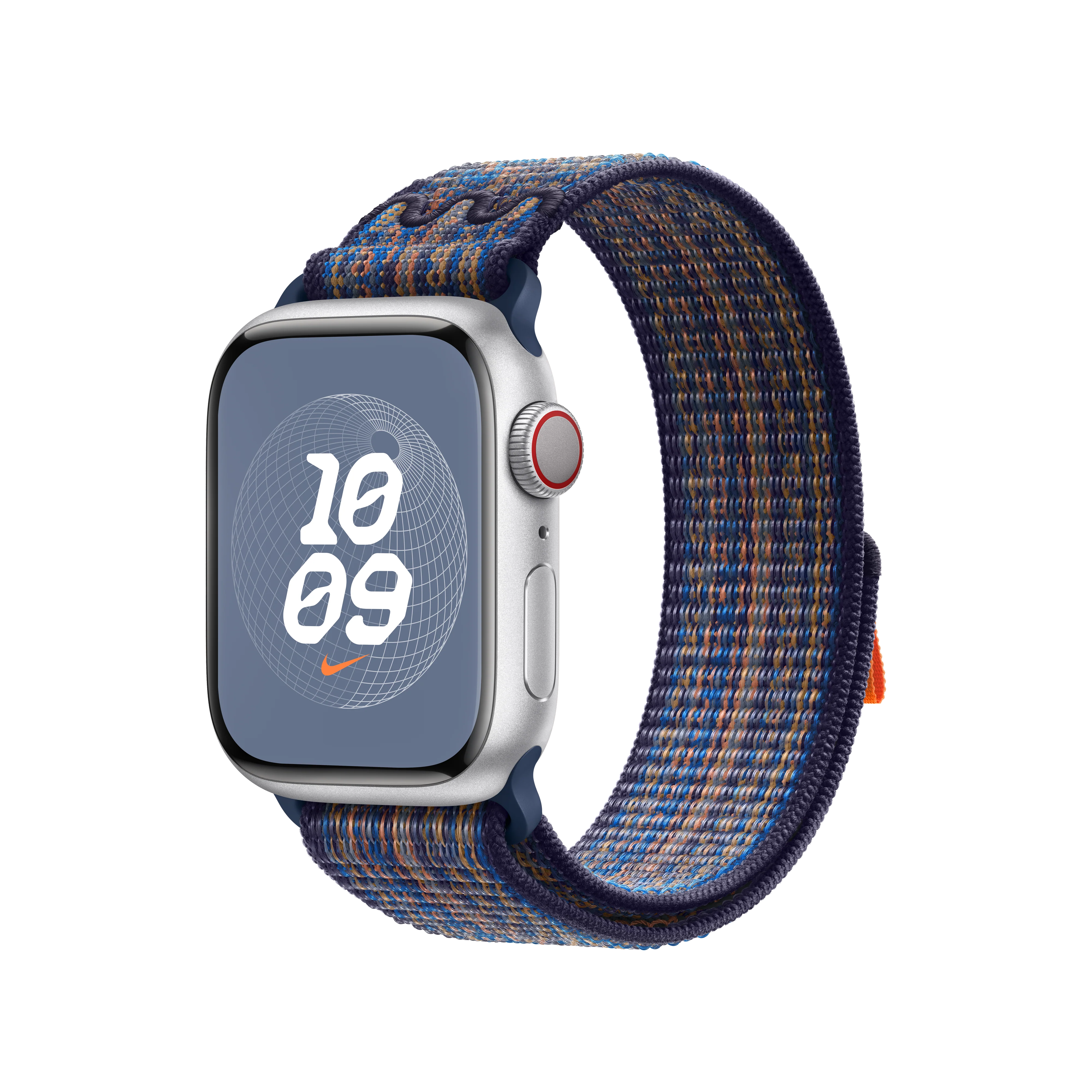 Correa loop deportiva Nike color Game Royal/naranja para caja de 41 mm - Image 2