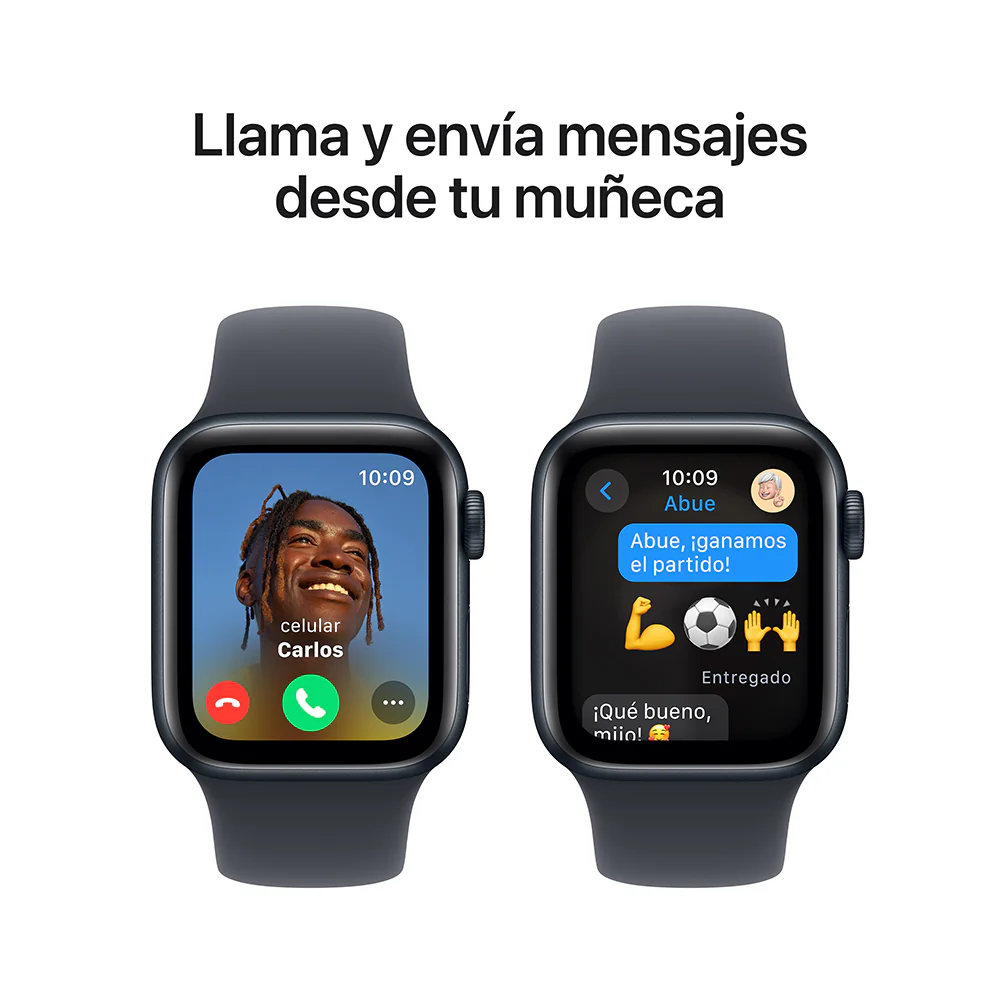Apple Watch SE GPS • Caja de aluminio color medianoche de 40 mm • Correa deportiva color medianoche - S/M - Image 4