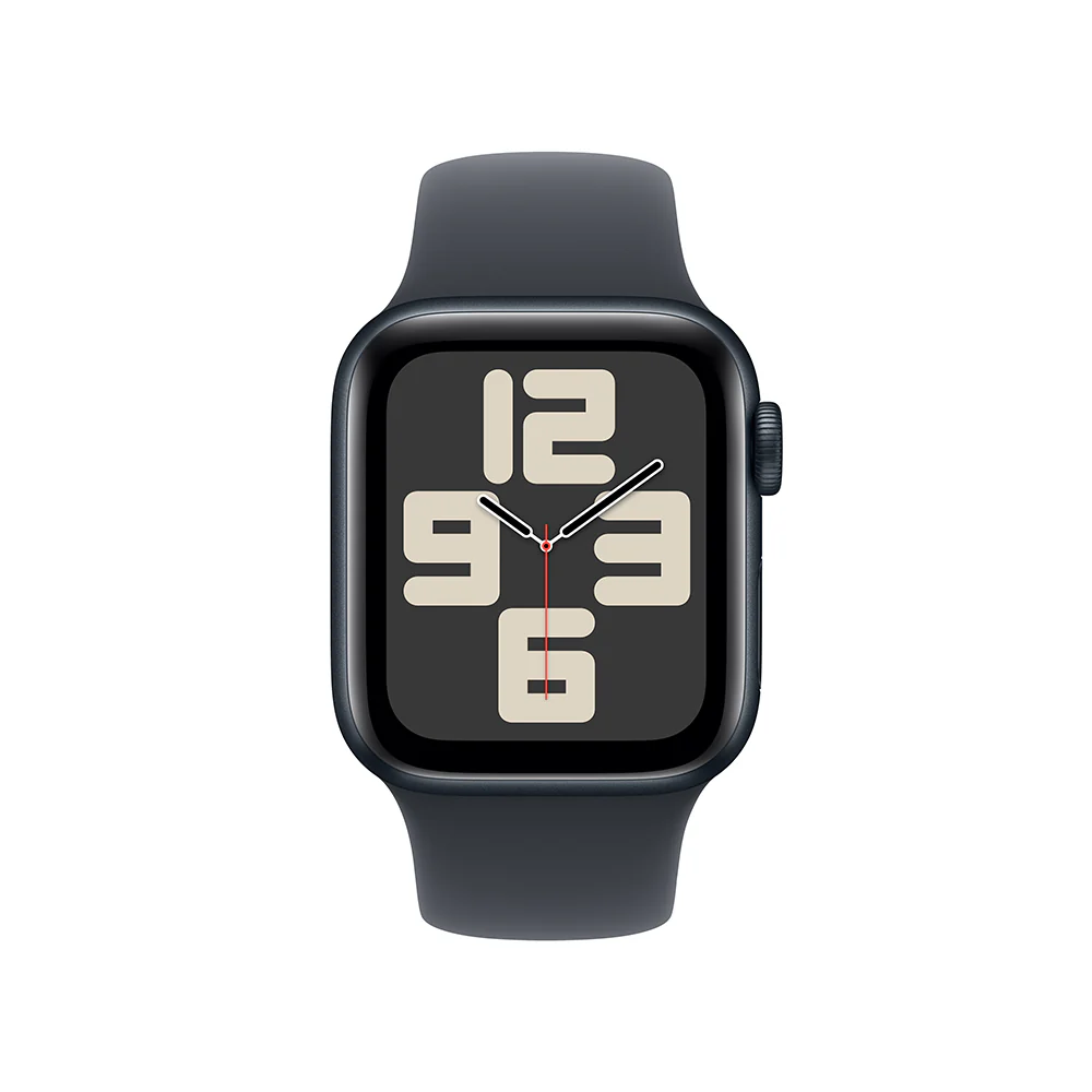 Apple Watch SE GPS • Caja de aluminio color medianoche de 40 mm • Correa deportiva color medianoche - M/L - Image 2