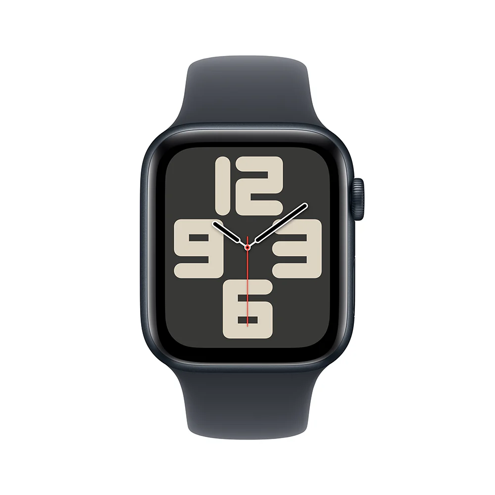 Apple Watch SE GPS • Caja de aluminio color medianoche de 44 mm • Correa deportiva color medianoche - S/M - Image 2