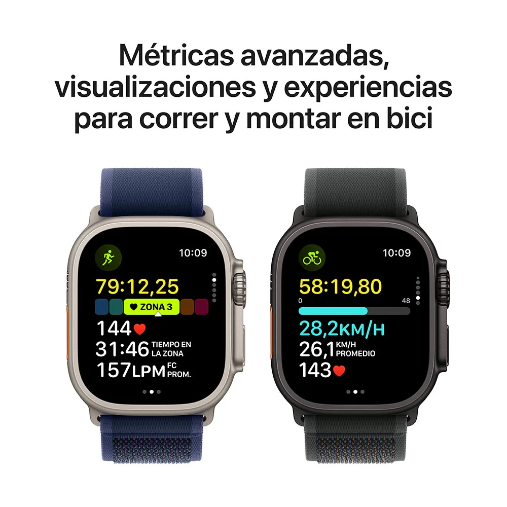 Apple Watch Ultra 2 GPS + Cellular  • Caja de titanio natural de 49 mm • Correa Alpine color canela - Chica - Image 4