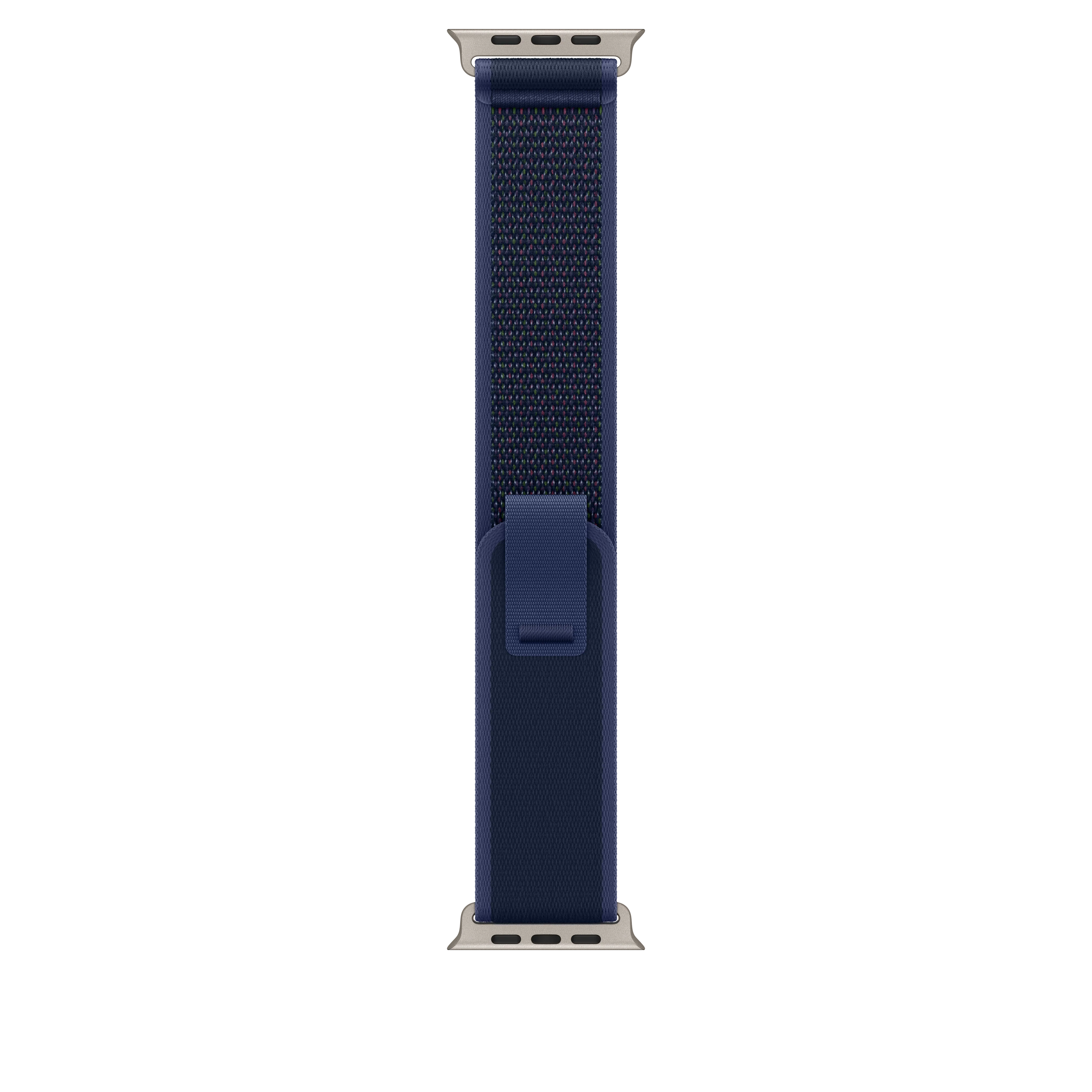 Correa Trail azul para caja de 49 mm - M/L - Acabado de titanio natural