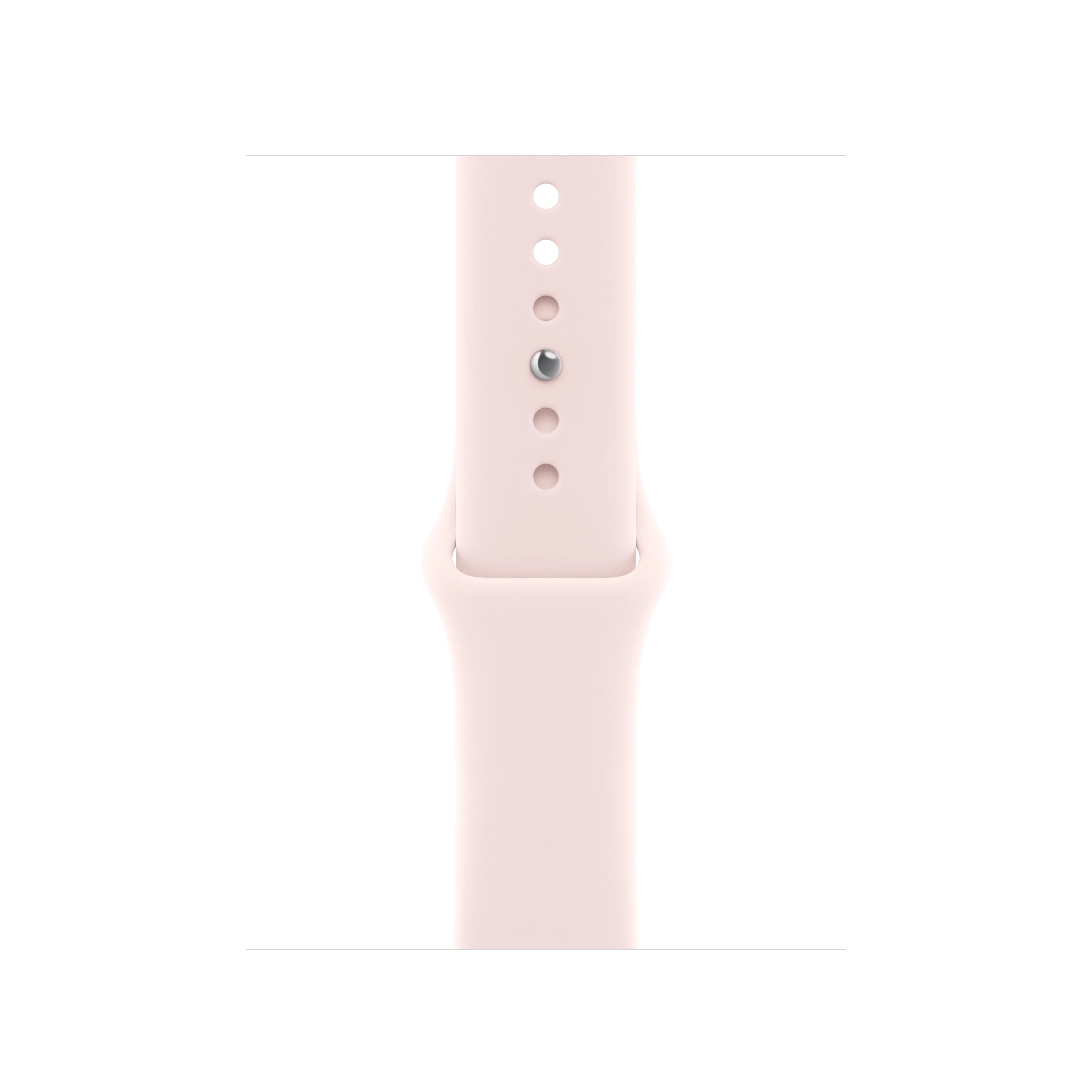 Correa deportiva rosa pálido para caja de 42 mm – S/M