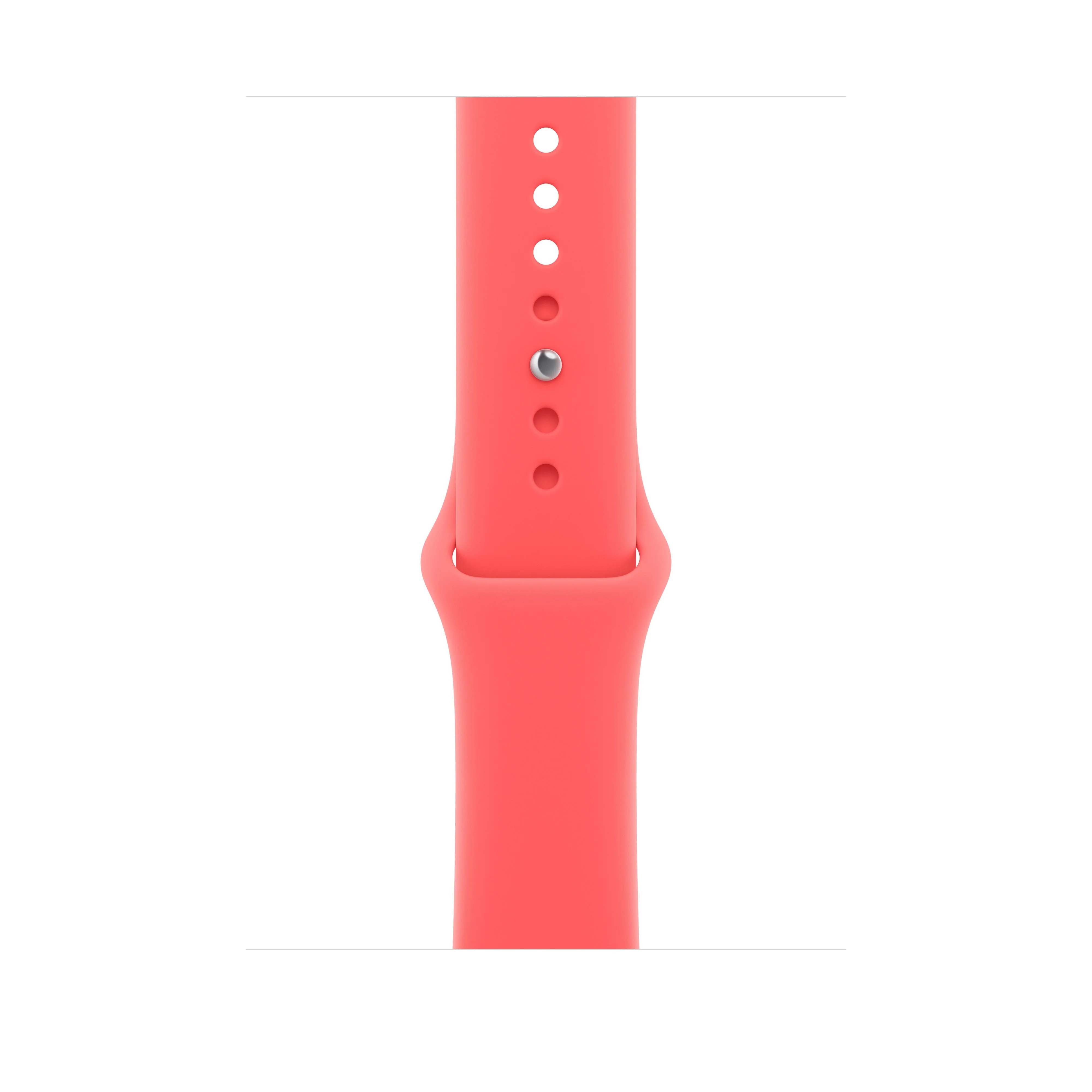 Correa deportiva color guayaba brillante para caja de 46 mm – S/M