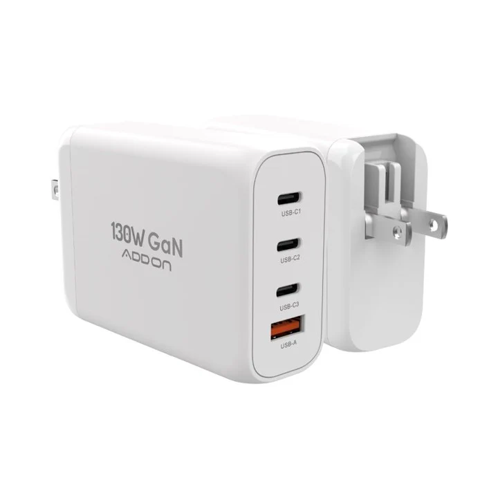 ADAPTADOR ADD ON DE PARED 130W GaN 4 PUERTOS - Image 3