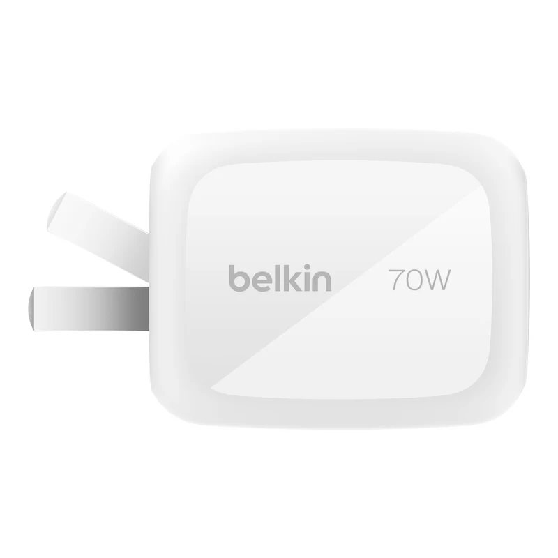 ADAPTADOR BELKIN DE PARED 70W 2 PUERTOS USB-C USB-A WHITE - Image 3