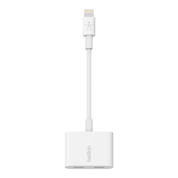 Adaptador Belkin De Audio Lightning + Carga Lightning Rockstar - Blanco - Image 3