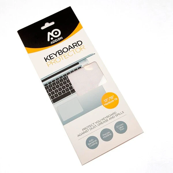Protector de teclado ADDON en Silicona para MacBook de 15¨ - Transparente - Image 2