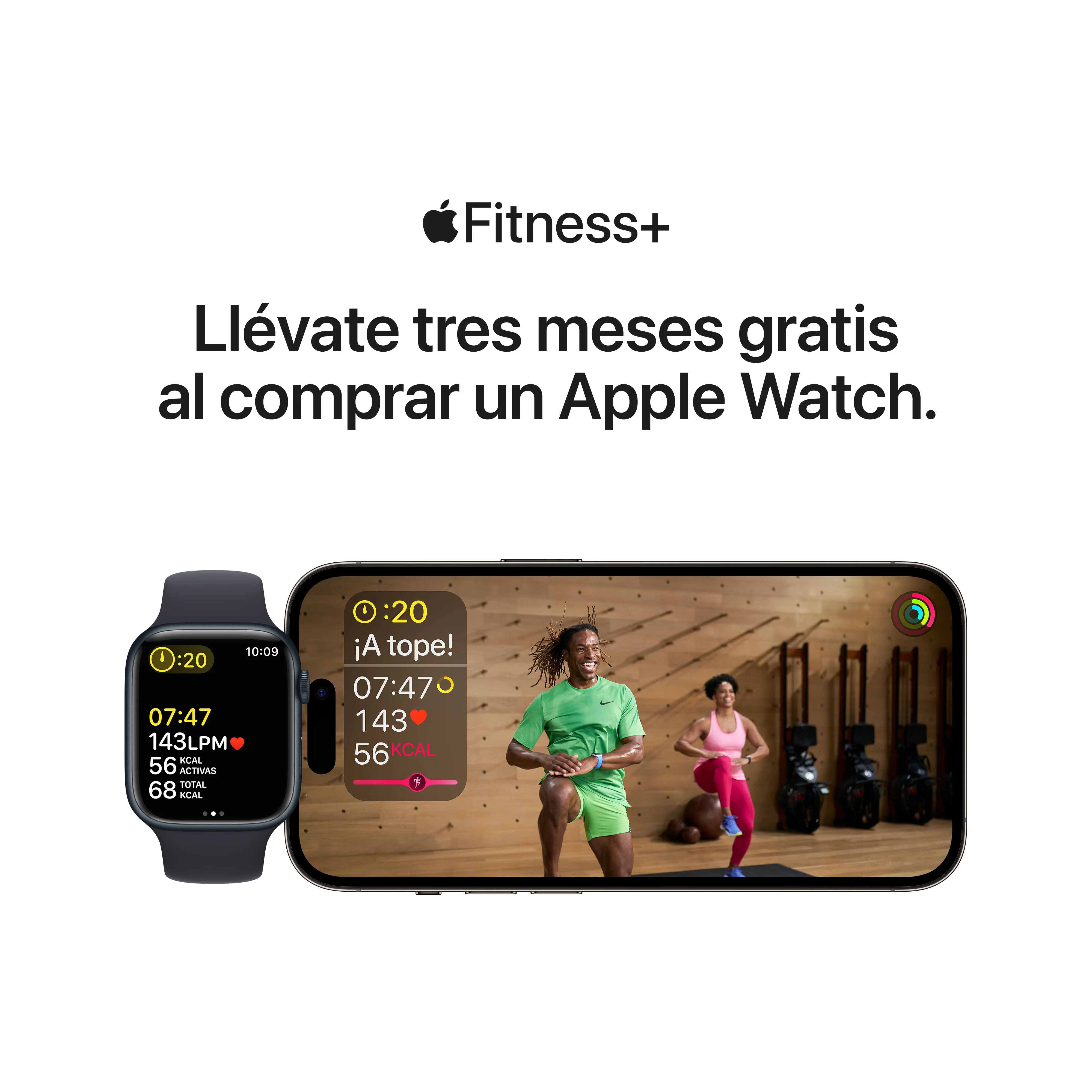 Apple Watch SE (GPS + Cellular) de 44 mm - Talla única - Caja de aluminio en blanco estrella - Correa deportiva blanco estrella - Image 10