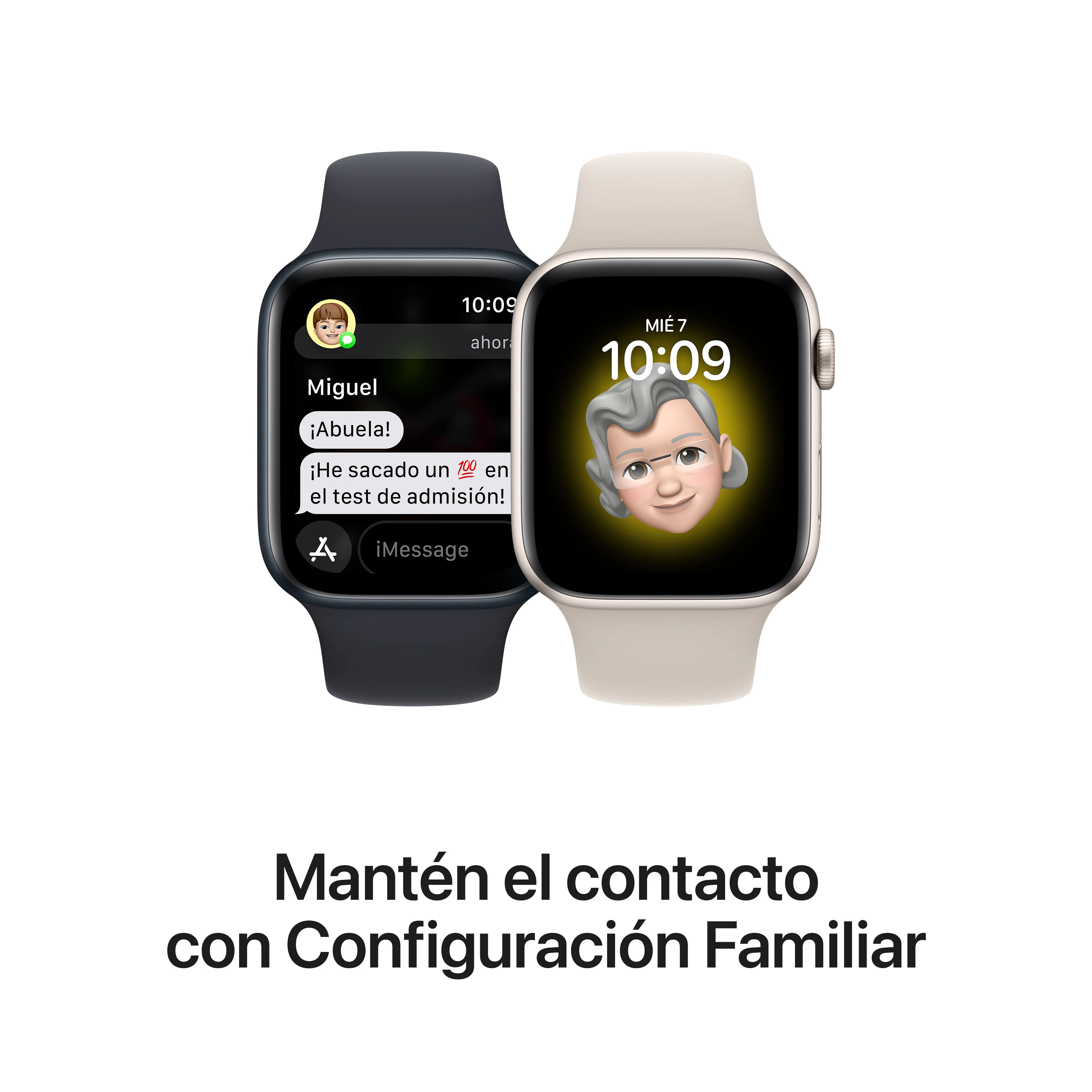 Apple Watch SE (GPS + Cellular) de 44 mm - Talla única - Caja de aluminio en blanco estrella - Correa deportiva blanco estrella - Image 5