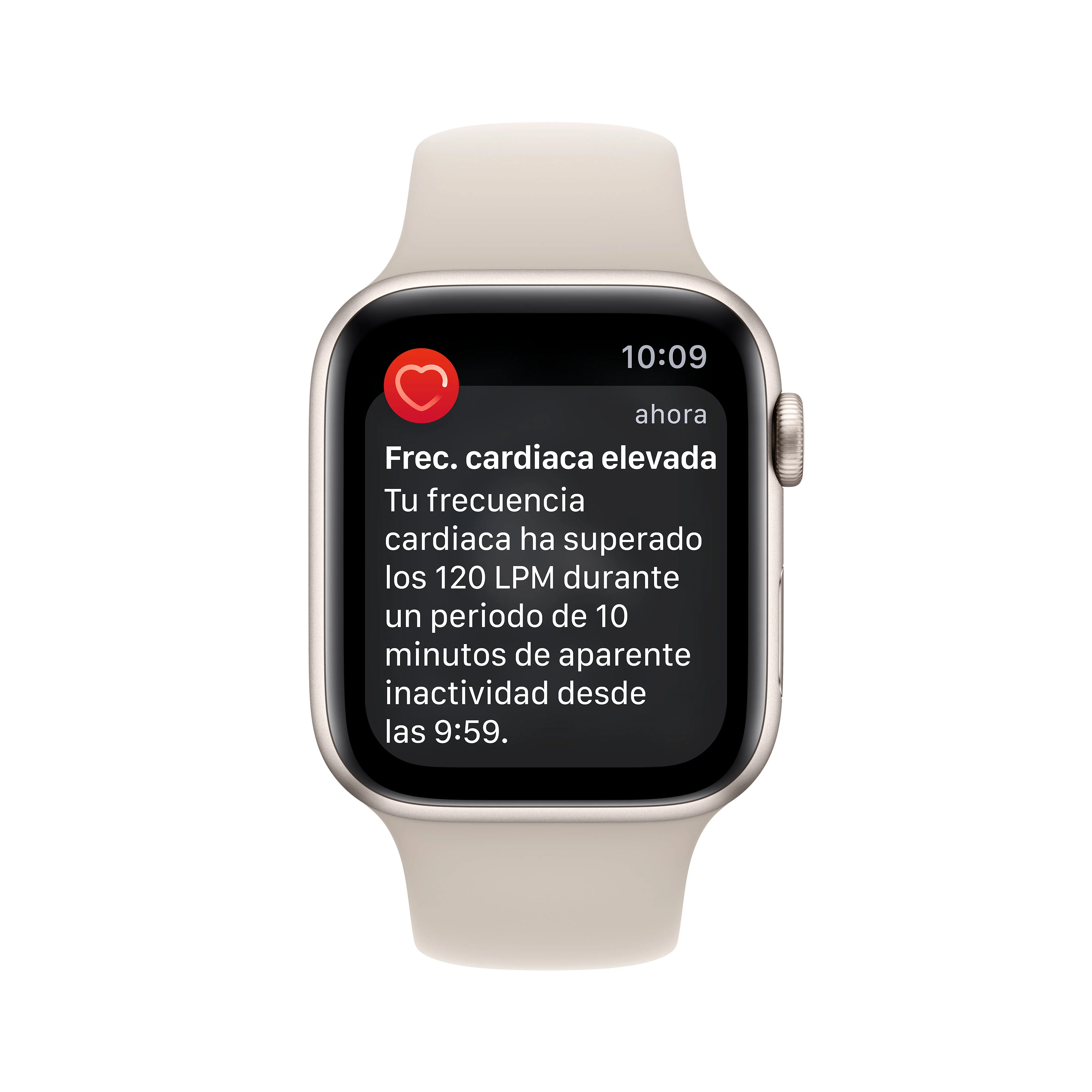 Apple Watch SE (GPS + Cellular) de 44 mm - Talla única - Caja de aluminio en blanco estrella - Correa deportiva blanco estrella - Image 6