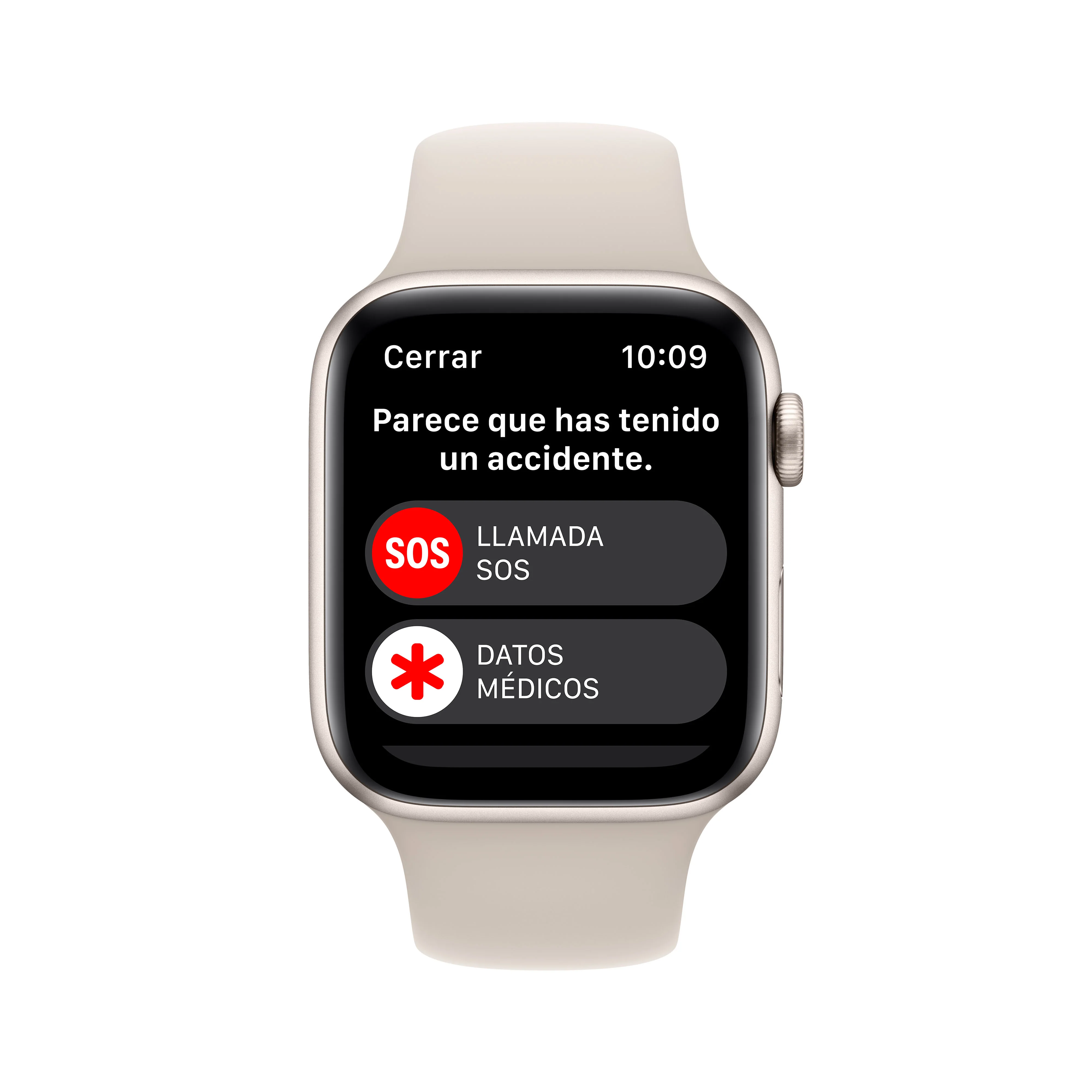 Apple Watch SE (GPS + Cellular) de 44 mm - Talla única - Caja de aluminio en blanco estrella - Correa deportiva blanco estrella - Image 7