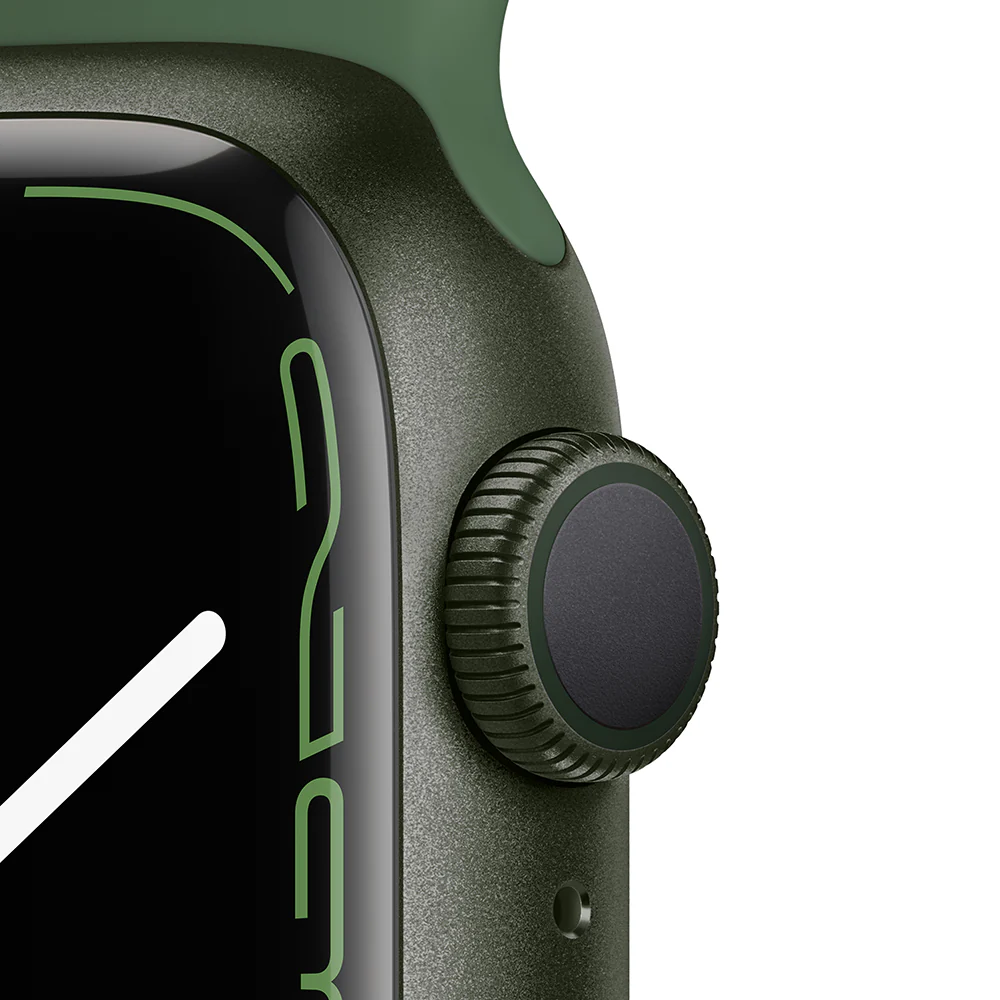 Apple Watch Series 7 (GPS) - Caja de aluminio en verde de 41 mm - Correa deportiva verde trébol - Talla única - Image 3