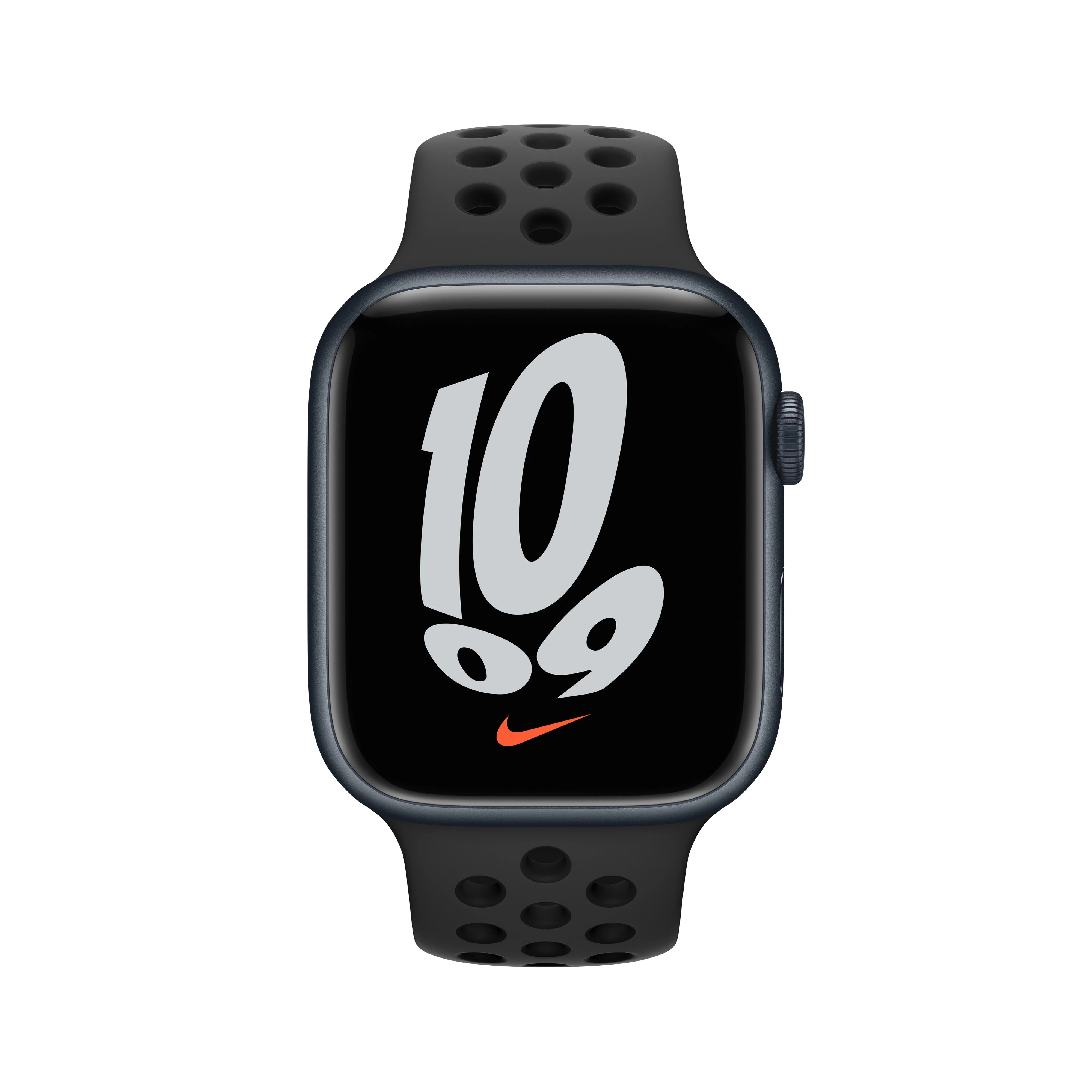 Apple Watch Nike Series 7 (GPS + Cellular) - Caja de aluminio en color medianoche de 45 mm - Correa Nike Sport antracita/negra - Talla única - Image 2