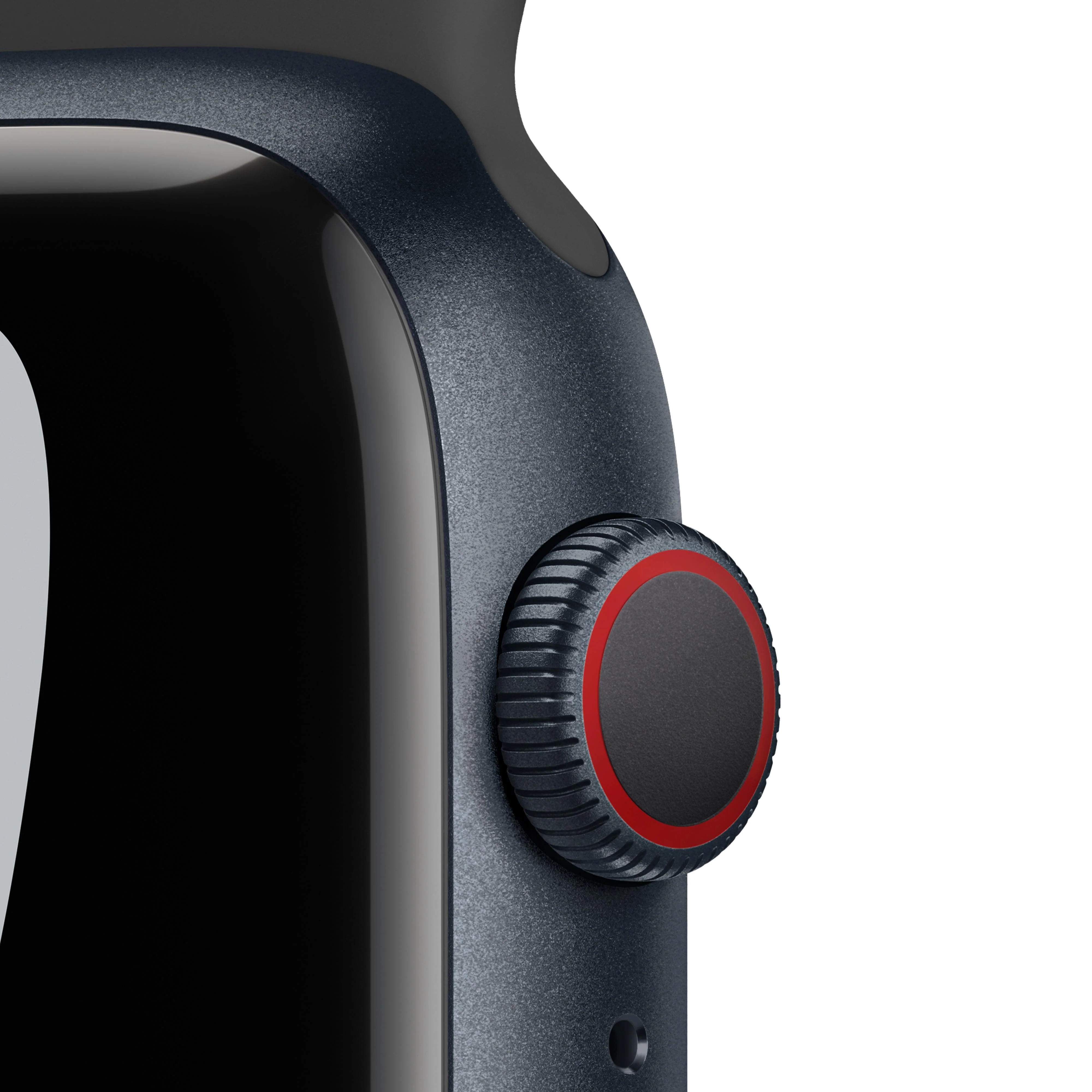 Apple Watch Nike Series 7 (GPS + Cellular) - Caja de aluminio en color medianoche de 45 mm - Correa Nike Sport antracita/negra - Talla única - Image 3