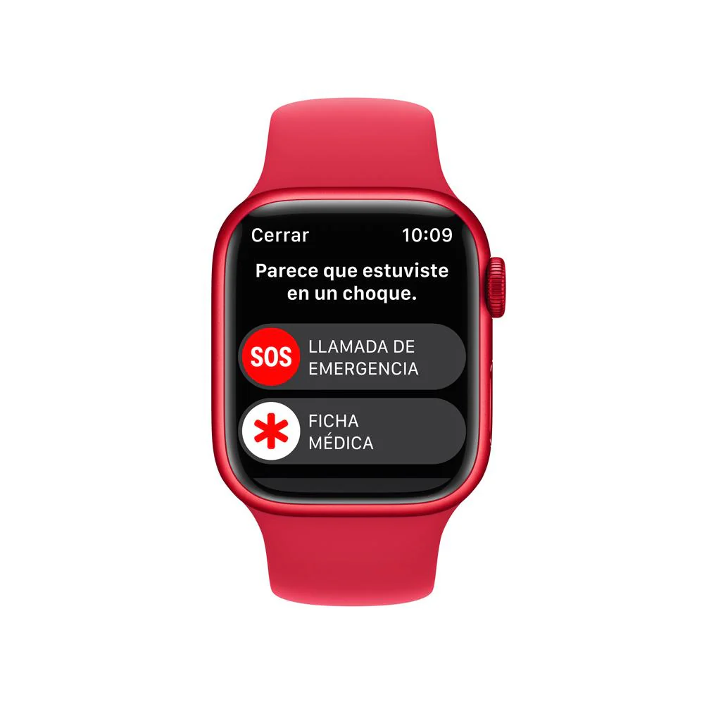 Apple Watch Series 8 (GPS + Cellular) - Caja de aluminio (PRODUCT)RED de 41 mm - Correa deportiva (PRODUCT)RED - Talla única - Image 6