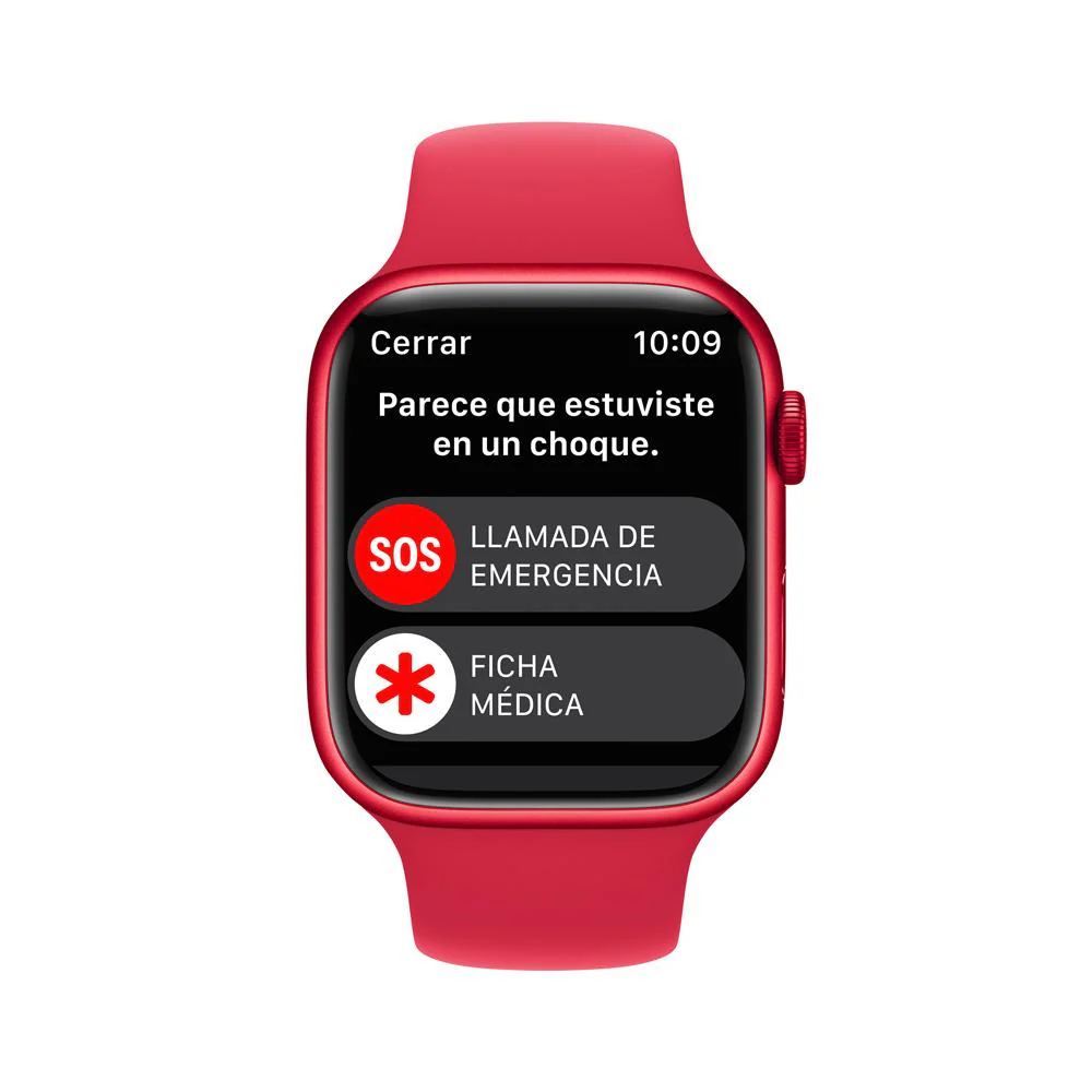 Apple Watch Series 8 (GPS + Cellular) - Caja de aluminio (PRODUCT)RED de 45 mm - Correa deportiva (PRODUCT)RED - Talla única - Image 6