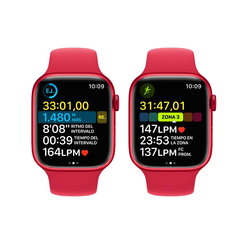 Apple Watch Series 8 (GPS + Cellular) - Caja de aluminio (PRODUCT)RED de 45 mm - Correa deportiva (PRODUCT)RED - Talla única - Image 7