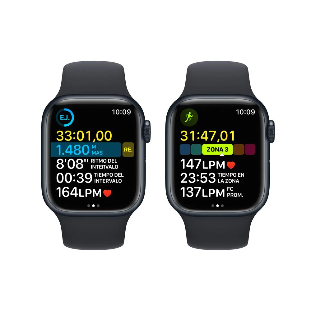 Apple Watch Series 8 (GPS) - Caja de aluminio en color medianoche de 41 mm - Correa deportiva en color medianoche - Talla única - Image 7