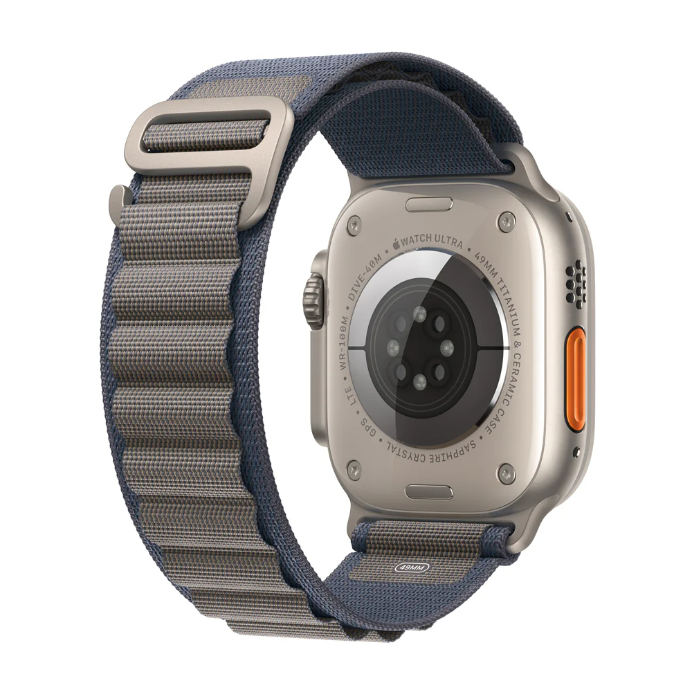 Apple Watch Ultra 2 GPS + Cellular • Caja de titanio de 49 mm • Correa Alpine azul - M - Image 3