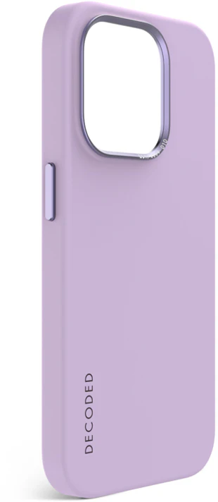 Case de silicona antimicrobiana DECODED para iPhone 15 Pro -  Lavanda - Image 3