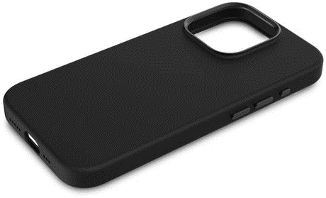 Case de silicona antimicrobiana DECODED para iPhone 15 Pro Max -  Negro - Image 4