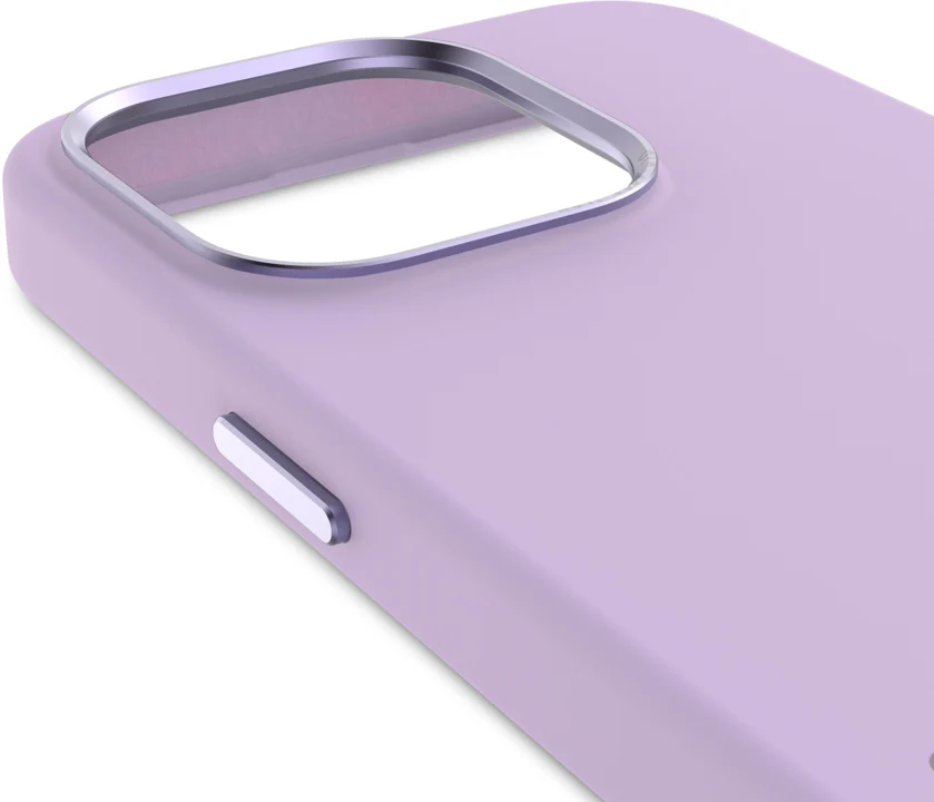 Case de silicona antimicrobiana DECODED para iPhone 15 Pro Max -  Lavanda - Image 4