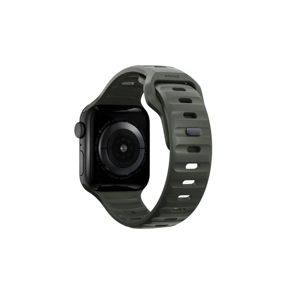 BANDA NOMAD SPORT APPLE WATCH/49 ULTRA/45/44/42MM-VERDE MIL - Image 2