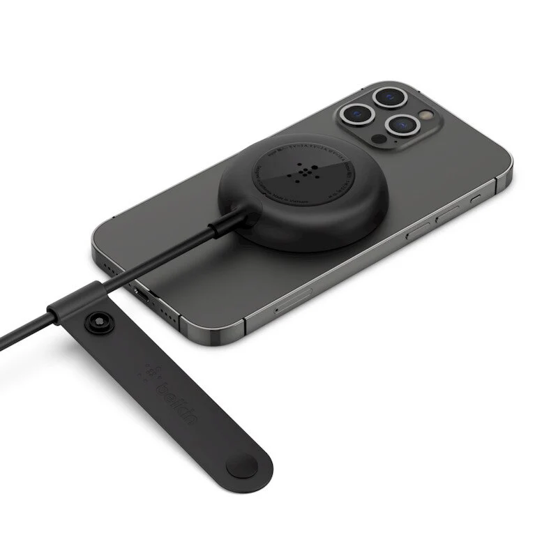 Base Magnética Belkin Compatible MagSafe Para Todos iPhone 12/13/14 - AirPods Case inalámbrico \7.5w-Negro - Image 3