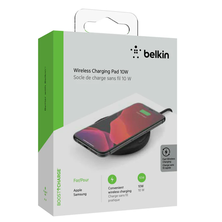 Base De Carga Pad Inalámbrica Belkin Qi 10w - Negro - Image 3