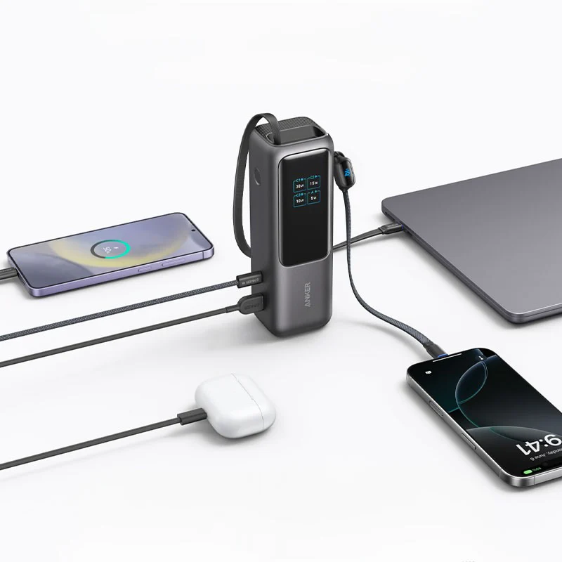 BATERIA ANKER EXTERNA 25000 MAH 165W 3 USBC 1 USBA - Image 5