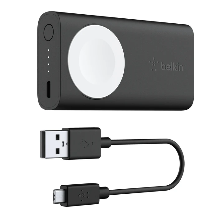 Batería Externa Belkin 2K - Power Bank - Para Apple Watch Con Cable USA-A a USB-Micro - Negro - Image 3