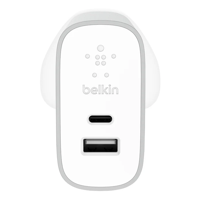 Cargador de pared BELKIN Puertos USB-C + USB-A - Blanco