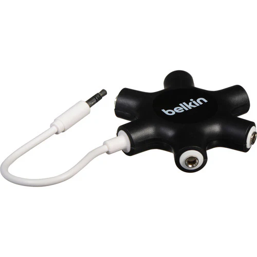 Divisor de Auriculares de 5 Vías BELKIN ROCKSTAR - Negro - Image 2