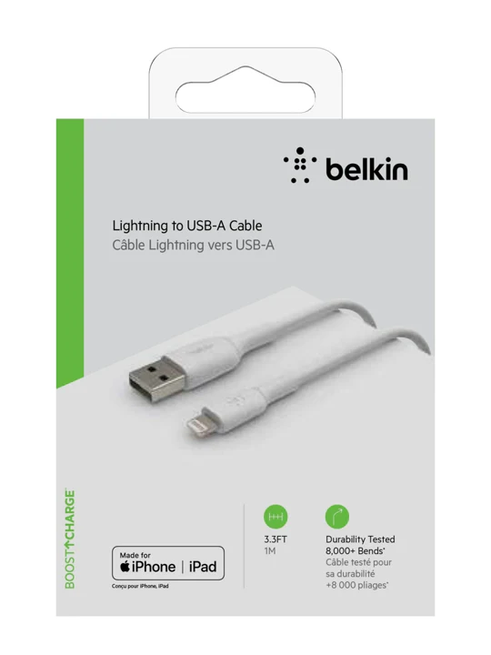 Cable Belkin USB-A a Lightning (1m) Mixit - Image 5