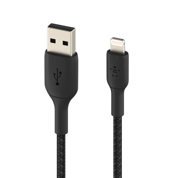 Cable Belkin USB-A a Lightning - 1M - Trenzado - Negro - Image 2